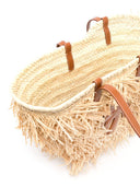 Palm Angels Raffia Bucket Bag