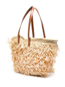 Palm Angels Raffia Bucket Bag