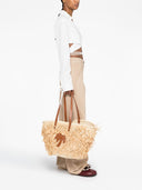 Palm Angels Raffia Bucket Bag