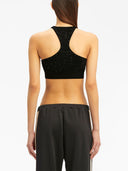 Palm Angels Logo Crop Top