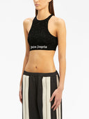 Palm Angels Logo Crop Top