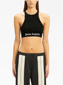 Palm Angels Logo Crop Top