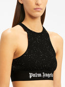 Palm Angels Logo Crop Top