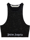Palm Angels Logo Crop Top