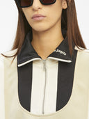 Palm Angels Color Block Half Zip Jacket