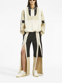Palm Angels Color Block Half Zip Jacket