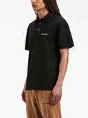 Palm Angels Embroidered Logo Cotton Polo Shirt