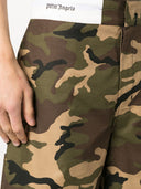 Palm Angels Camuflage con estampado pantalones cortos de algodón