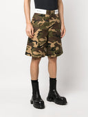 Palm Angels Camuflage con estampado pantalones cortos de algodón