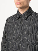 Palm Angels monogram gewatteerd overschot