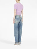 Maison Margiela Cropped Cotton T Shirt