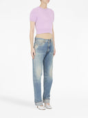 Maison Margiela Cropped Cotton T Shirt
