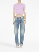 Maison Margiela Cropped Cotton T Shirt