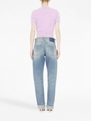 Maison Margiela Cropped Cotton T Shirt