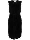 Parosh Long Faux Fur Waistcoat