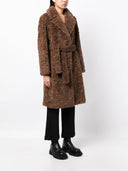 Parosh Long Faux Fur Coat