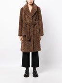 Parosh Long Faux Fur Coat