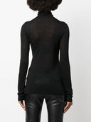 Semicouture Ros Wool Blend Turtleneck Sweater