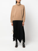 Semicouture Lyndi Wool Blend Turtleneck Sweater
