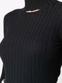 Wolford Cashmere Ribbed Turtleneck Sweater