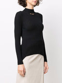 Wolford Cashmere Ribbed Turtleneck Sweater