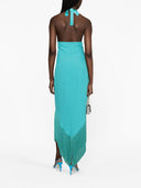 Taller Marmo Pre Nina Fringed Detail Midi Dress