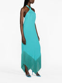 Taller Marmo Pre Nina Fringed Detail Midi Dress
