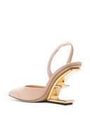 Fendi Fendi First Leather Slingback Pumps