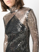 Taller Marmo Pre Tina Transparent Long Dress With Sequins