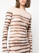 Jean Paul Gaultier X Knwls Striped Short Dress