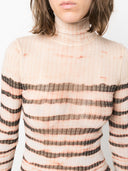 Jean Paul Gaultier X Knwls Striped Long Sleeve Top