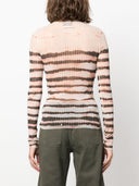 Jean Paul Gaultier X Knwls Striped Long Sleeve Top