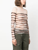 Jean Paul Gaultier X Knwls Striped Long Sleeve Top