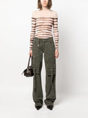 Jean Paul Gaultier X Knwls Striped Long Sleeve Top