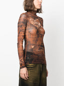 Jean Paul Gaultier X Knwls Printed Long Sleeve Top