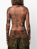 Jean Paul Gaultier X Knwls Printed Long Sleeve Top