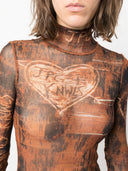 Jean Paul Gaultier X Knwls Printed Long Sleeve Top