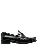 Saint Laurent Le Loafer Leather Moccasins