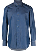 Finamore 1925 Napoli Regular Fit Denim Shirt