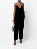 Gold Hawk Velvet Jumpsuit
