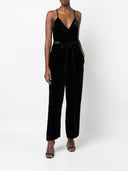 Gold Hawk Velvet Jumpsuit