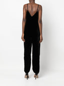 Gold Hawk Velvet Jumpsuit