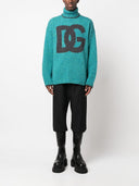 Dolce & Gabbana Wool Blend High Neck Sweater