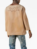 Gucci Logo Denim Cotton Top