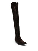 Sonora Embroidered Suede Western Boots