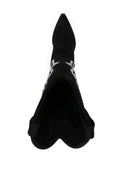 Sonora Crystal Detail Suede Western Boots