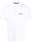 Palm Angels Embroidered Logo Cotton Polo Shirt
