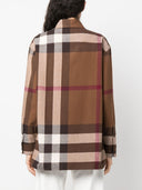 Burberry Check Motif Wool Shirt