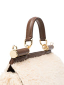 Dolce & Gabbana Sicily Shearling Large Tote Bag