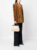 Dolce & Gabbana Sicily Shearling Large Tote Bag